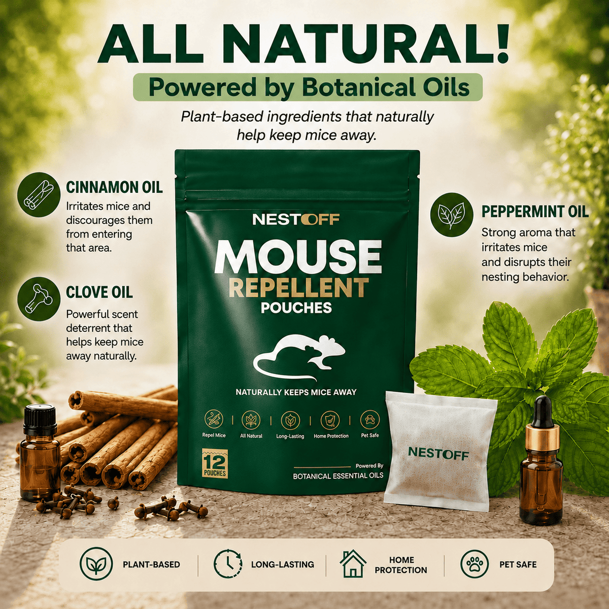 Mouse Repellent Pouches